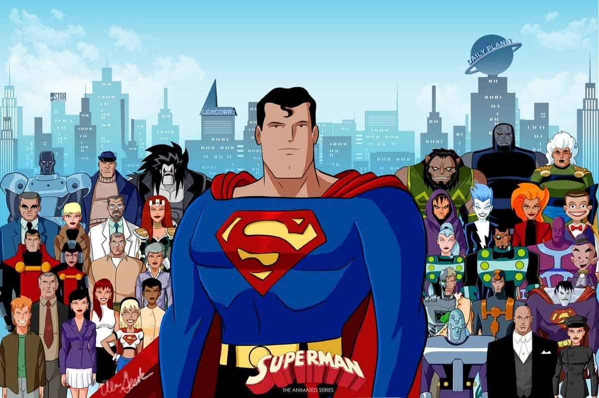 superman tas personajes