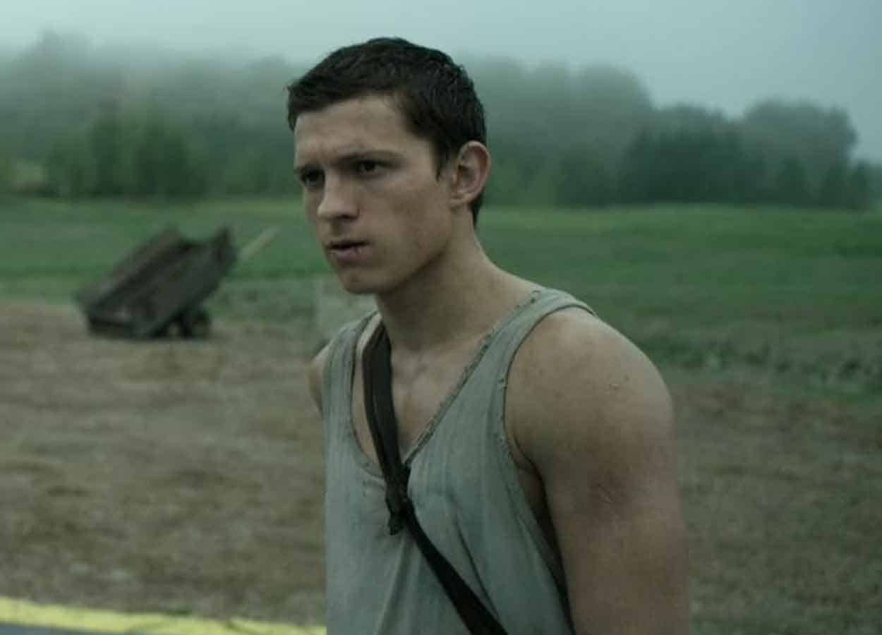 tom holland en pleno rodaje