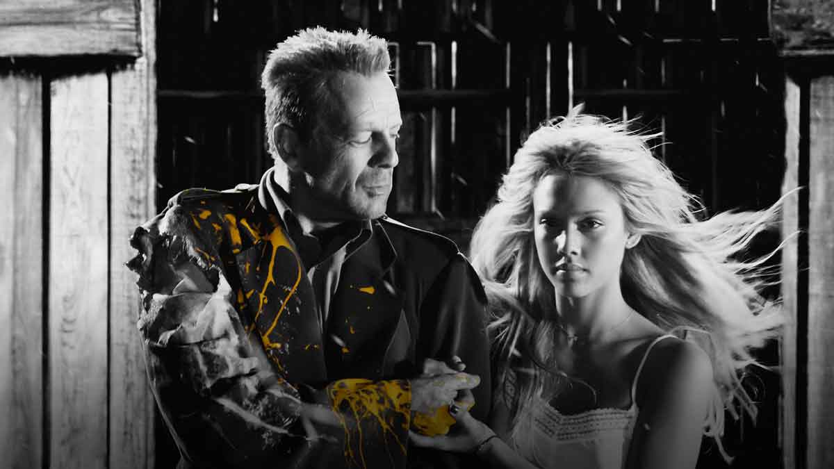 bruce willis y jessica alba Sin City