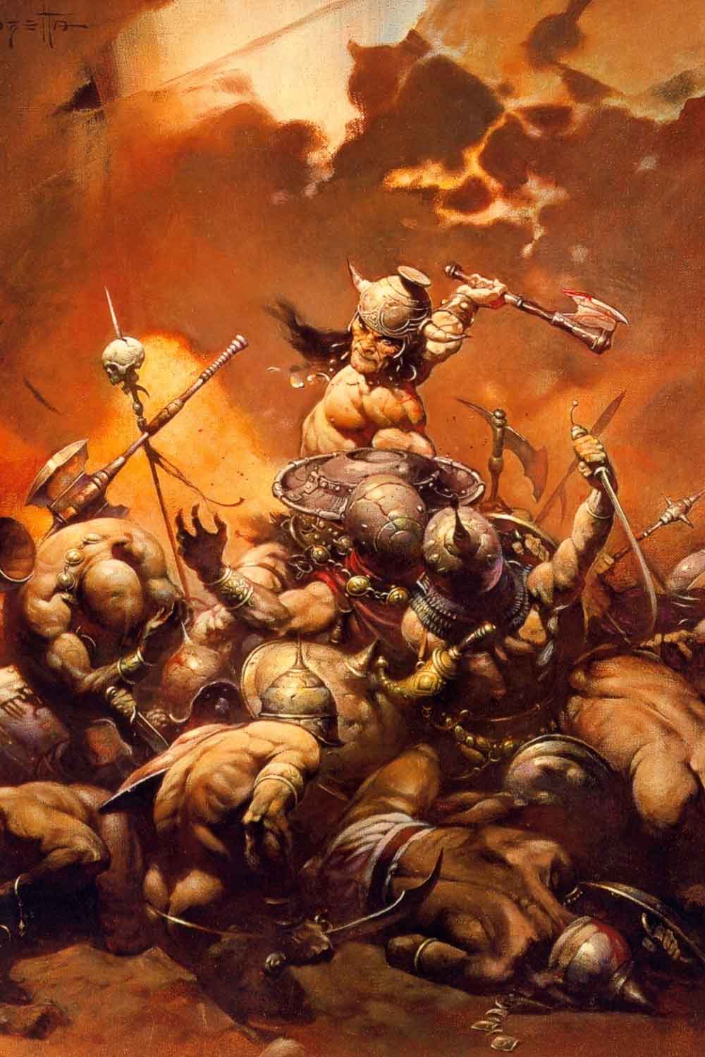 Conan el bárbaro de Frank Frazetta