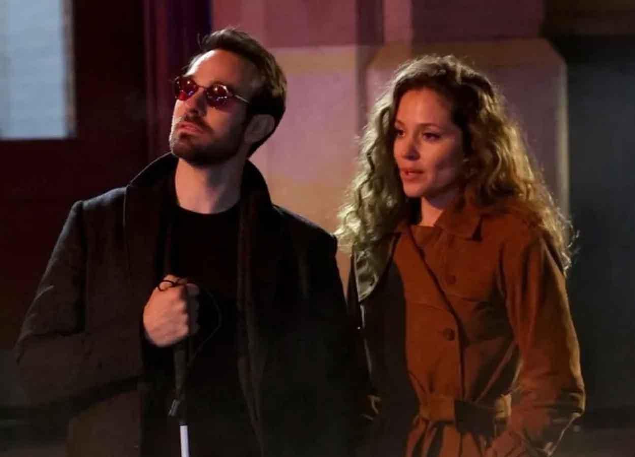 Charlie Cox y Margarita Levieva en Daredevil: Born Again
