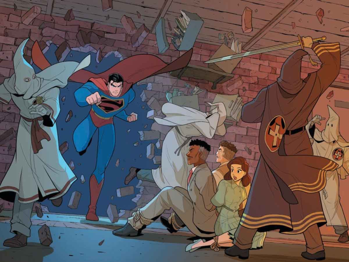 Las historias imprescindibles de Superman que todo fan debe leer al menos una vez superman smashes the klan