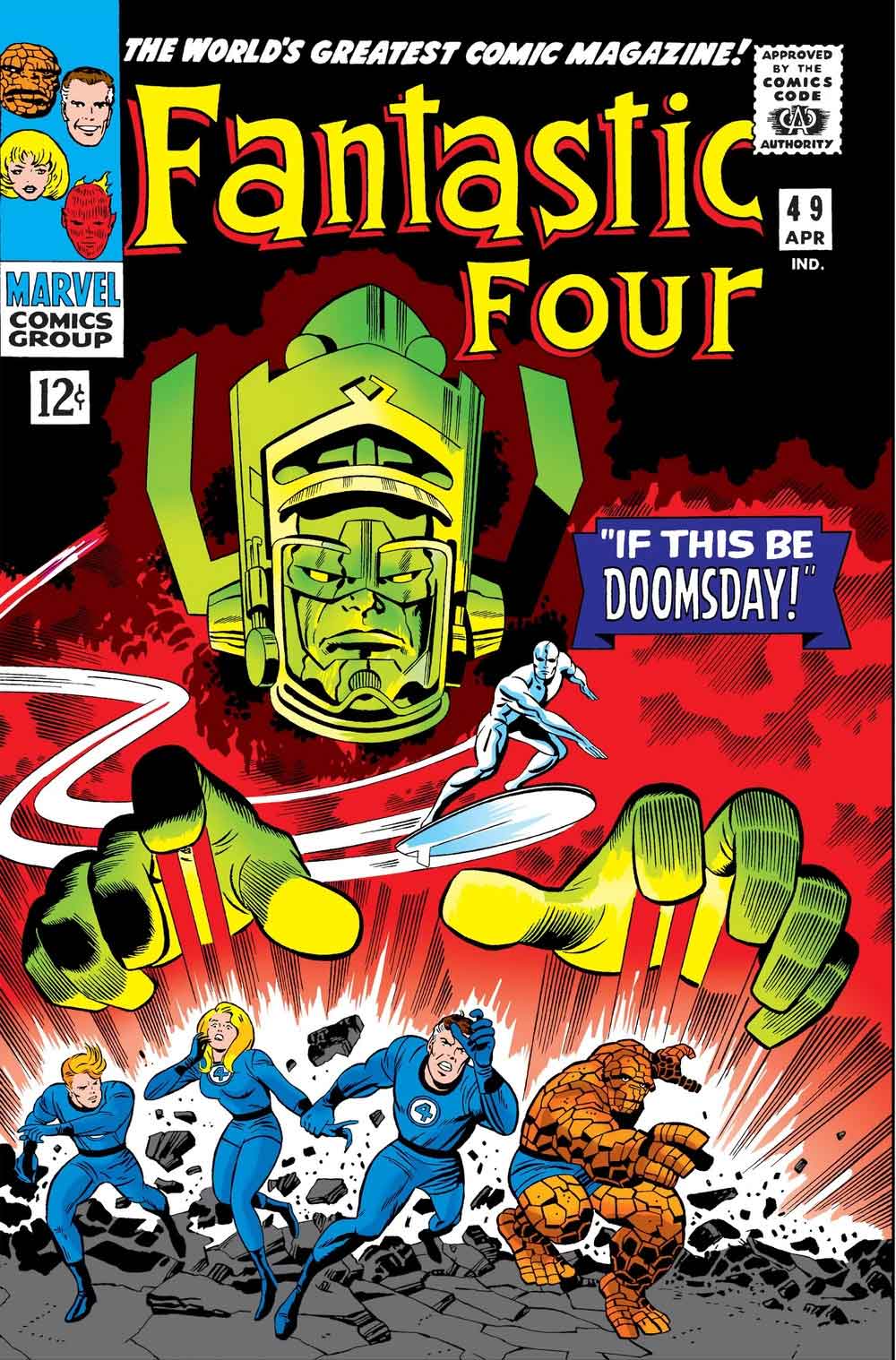 a comic book cover with a green giant head and a green giant head