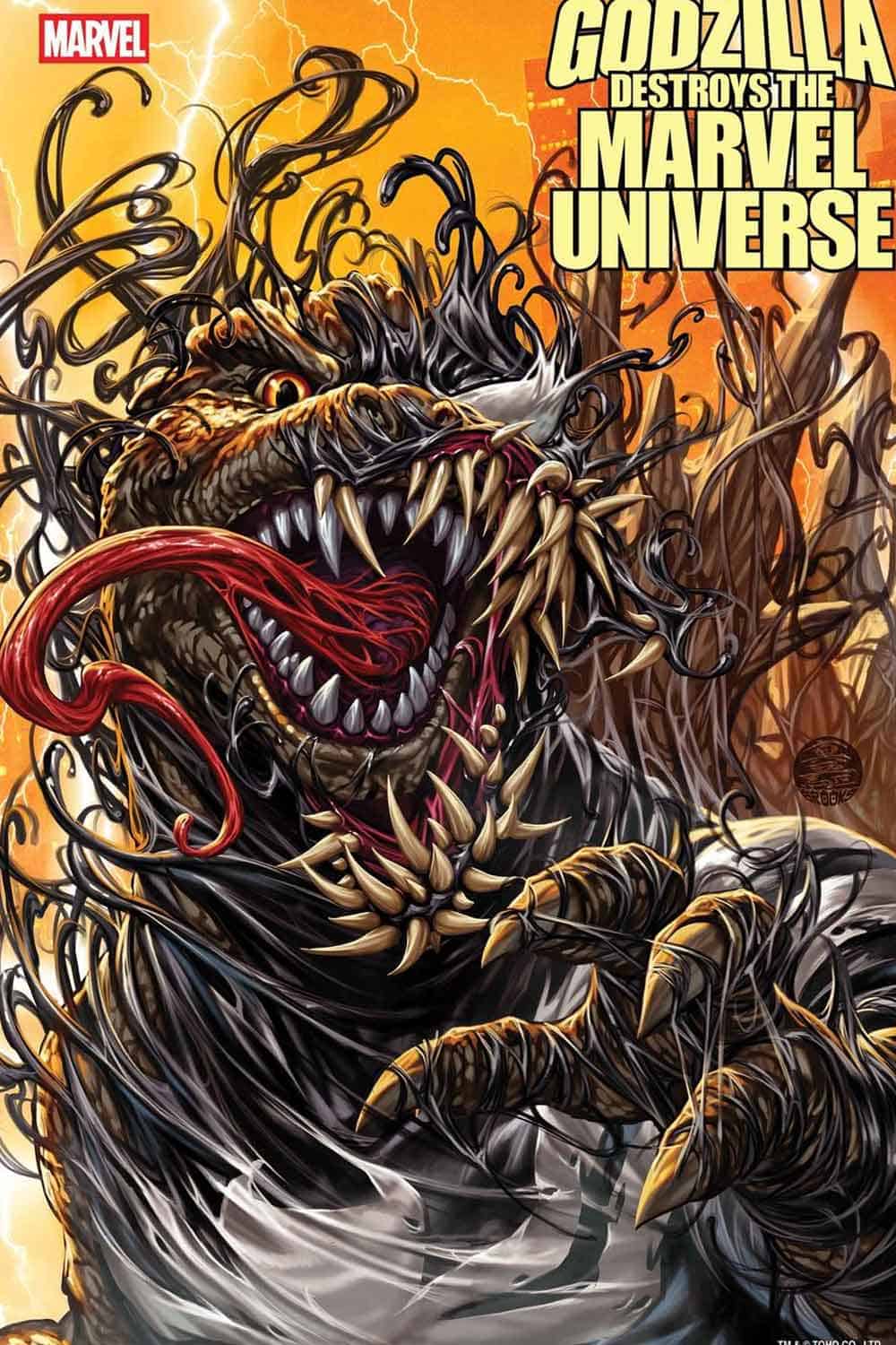 Godzilla Destroys the Marvel Universe