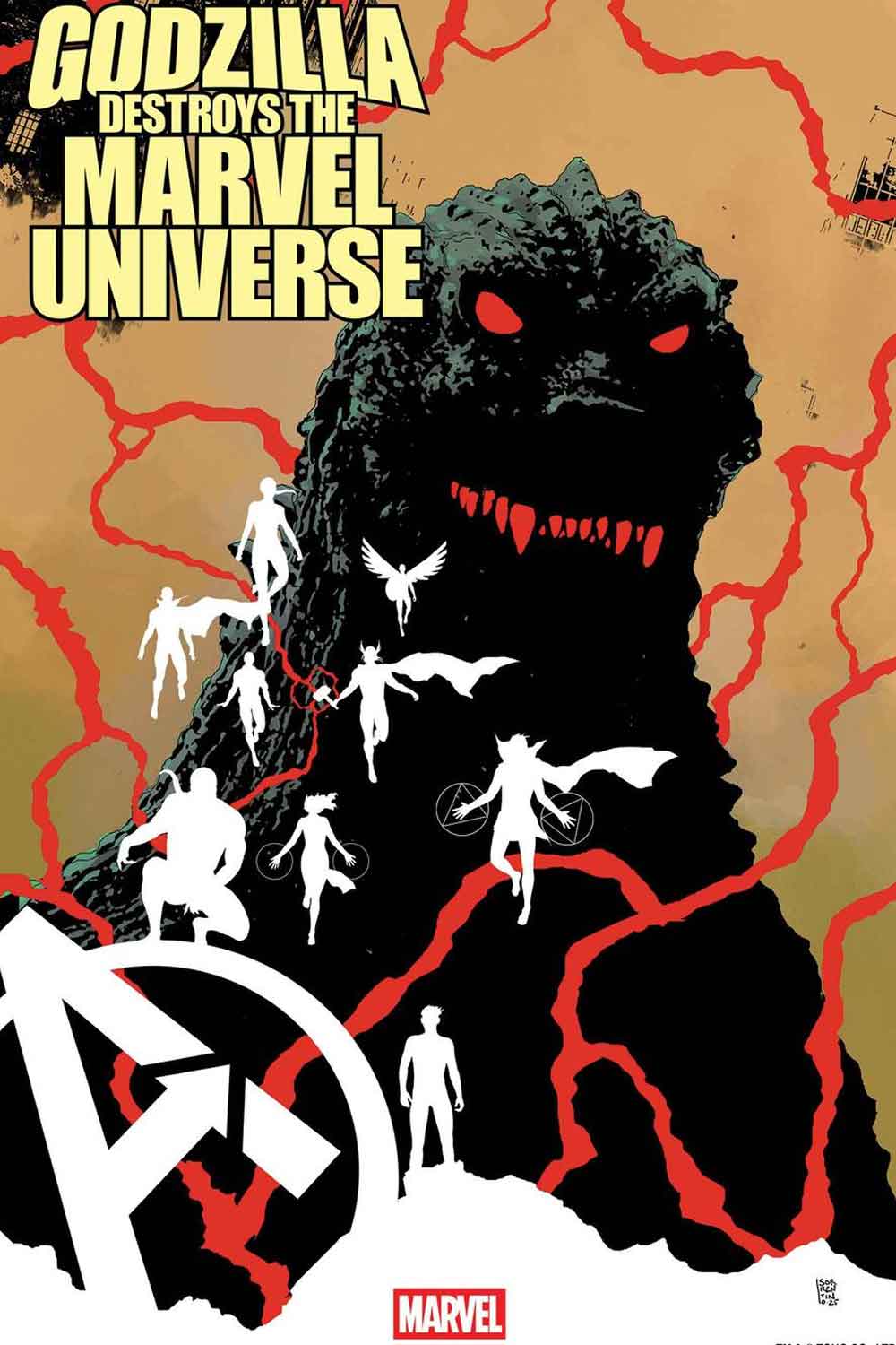 Godzilla Destroys the Marvel Universe