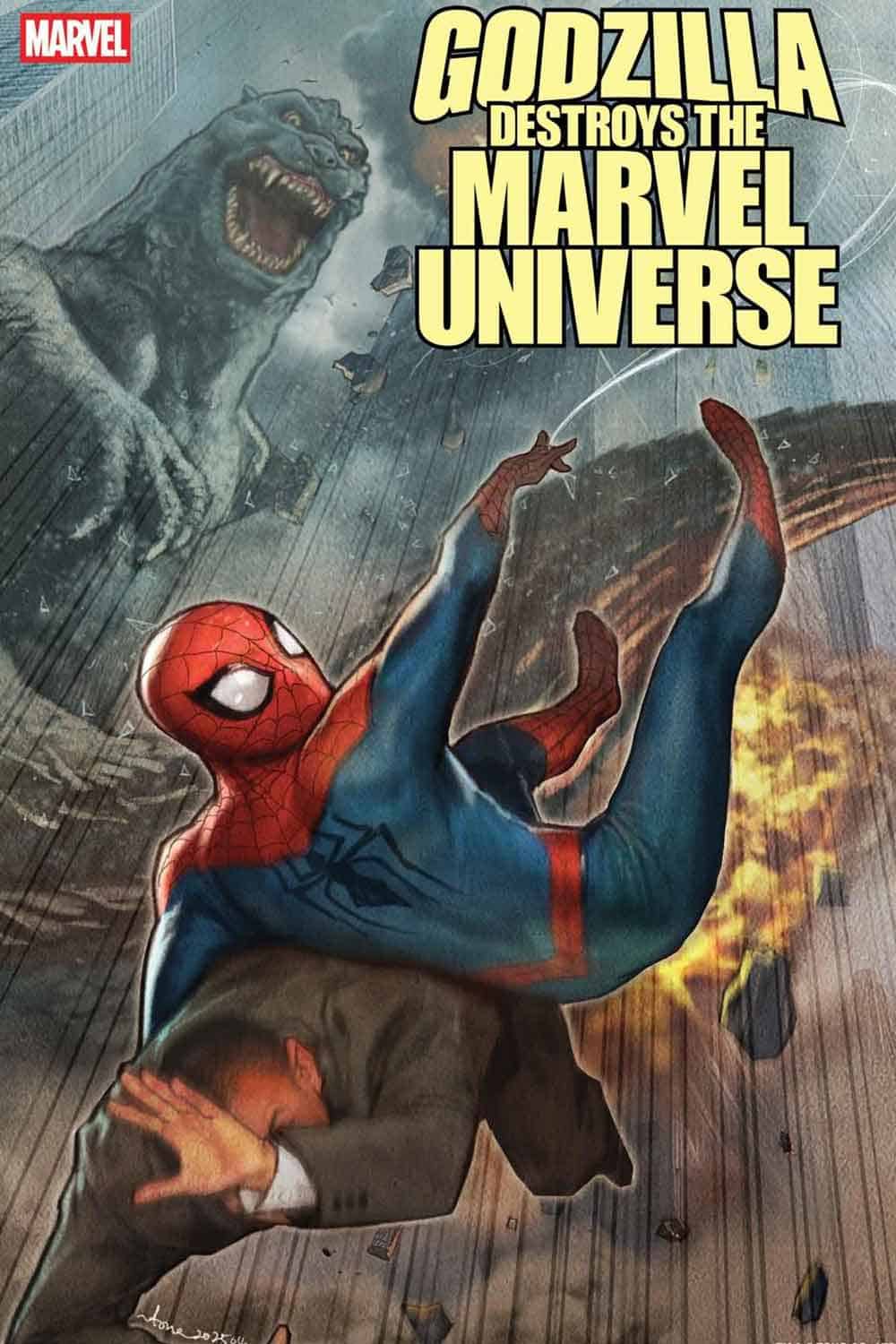 Godzilla Destroys the Marvel Universe