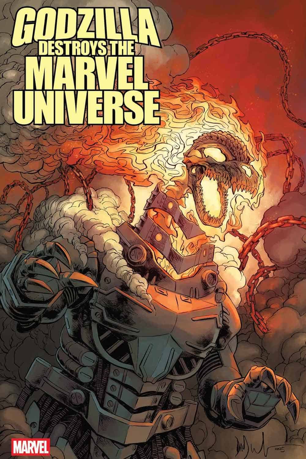 Godzilla Destroys the Marvel Universe