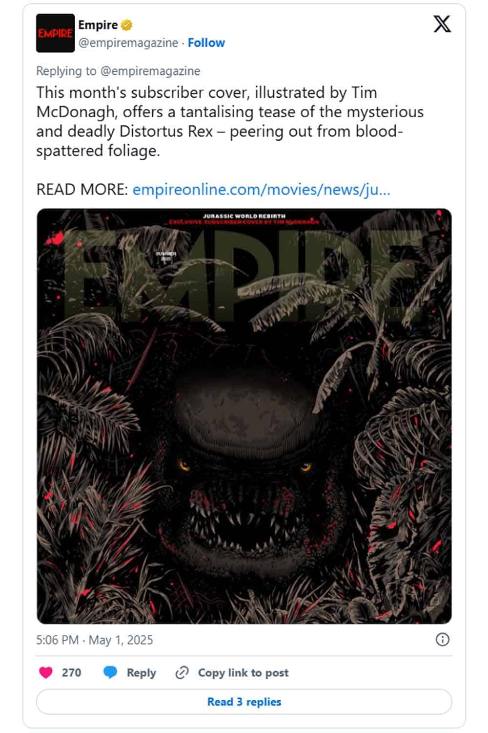 jurassic world rebirth nuevas imágenes