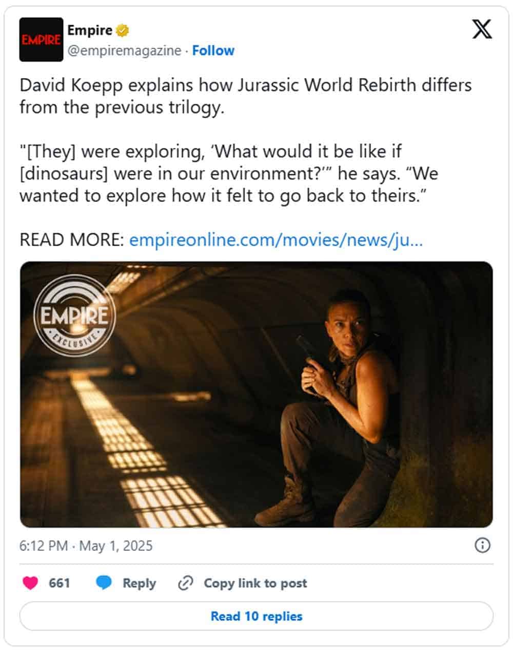 jurassic world rebirth nuevas imágenes