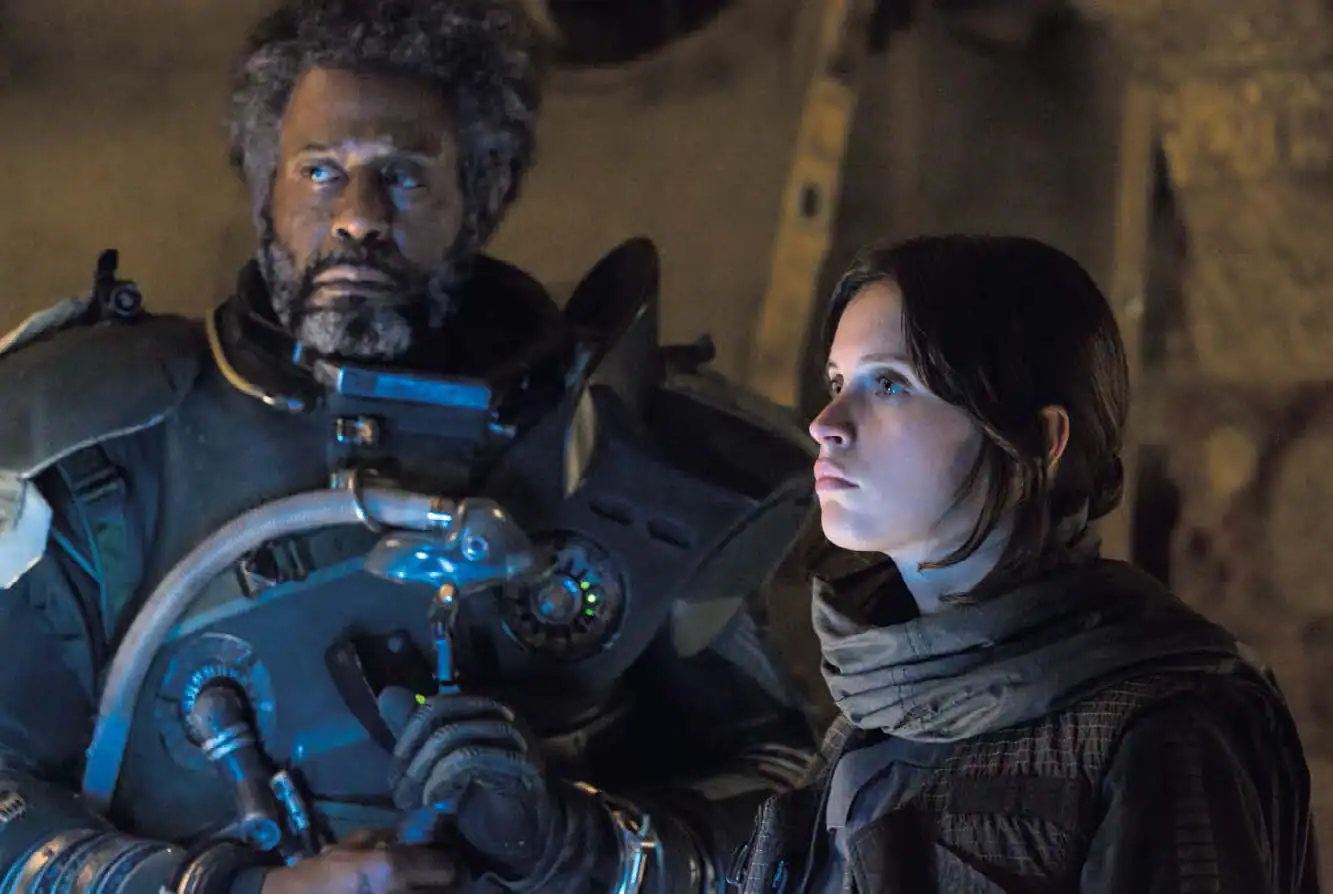 Jyn Erso y Saw Gerrera