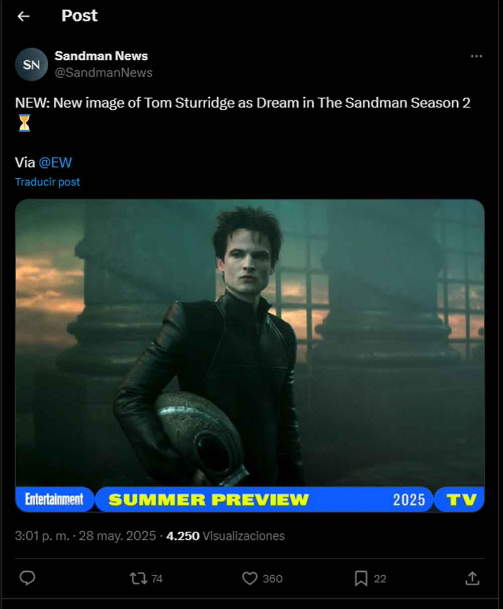 primera imagen de los nuevos personajes de the sandman temporada 2