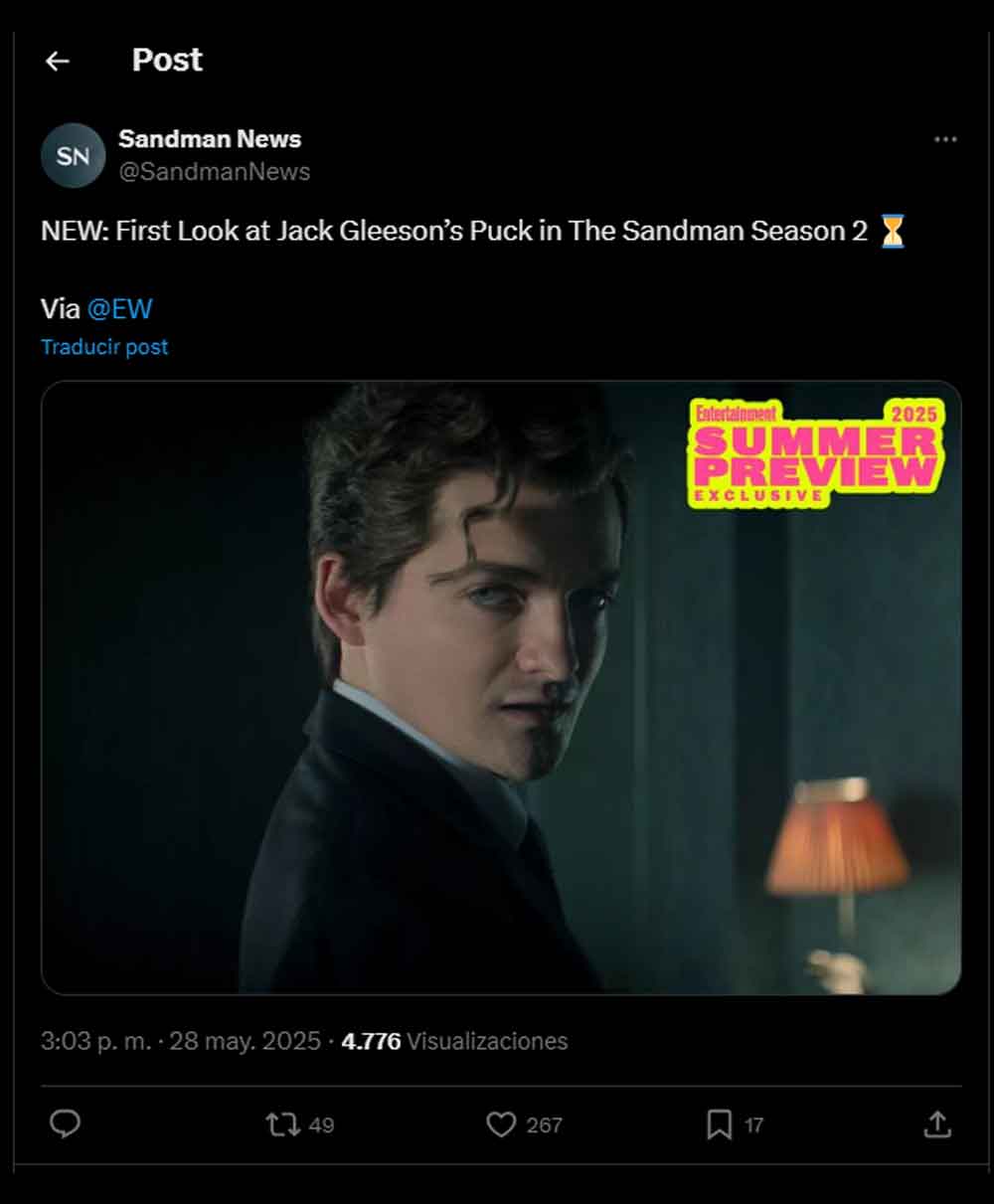 primera imagen de los nuevos personajes de the sandman temporada 2