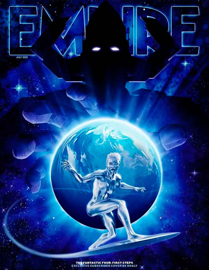 silver surfer y galactus en los cuatro fantásticos