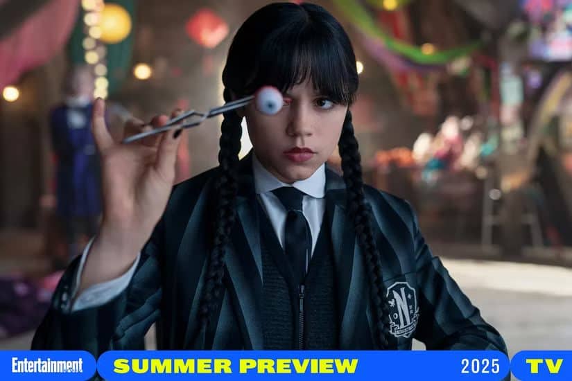 jenna ortega en wednesday temporada 2