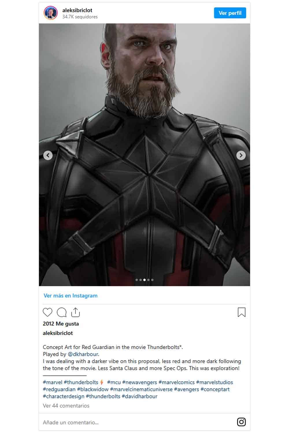 versión alternativa de Red Guardian en Thunderbolts