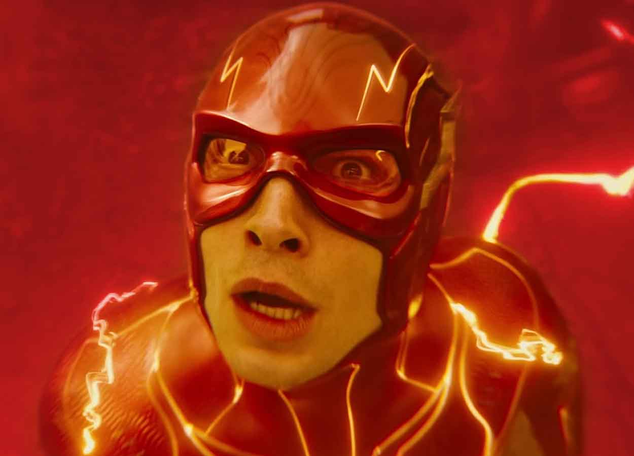 ezra miller en the flash (2023)