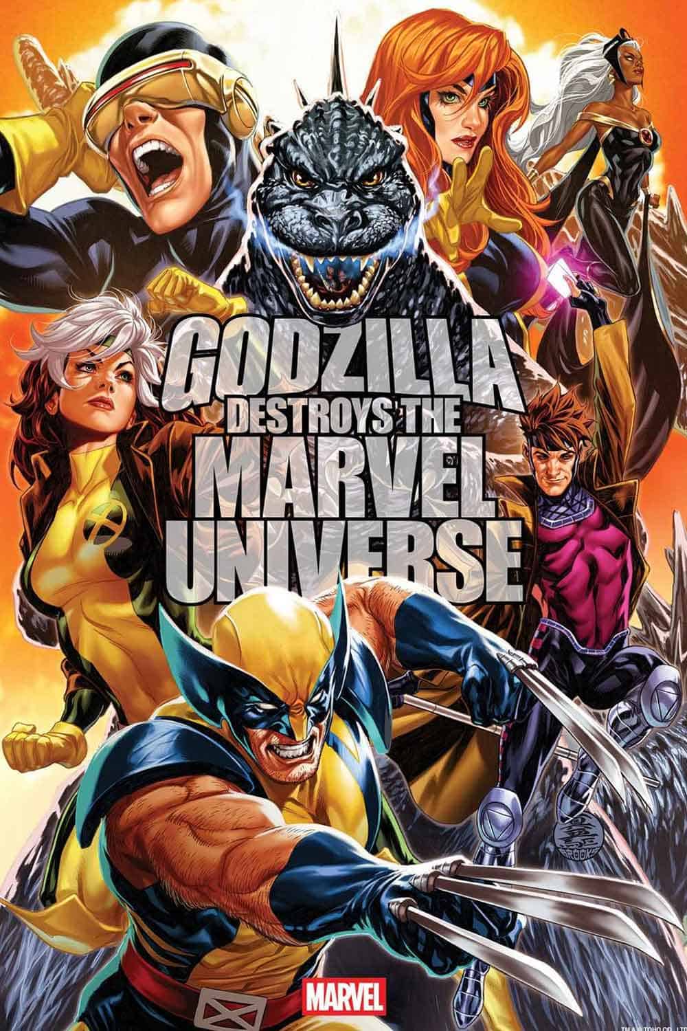 godzilla destroys the marvel universe vs x-men