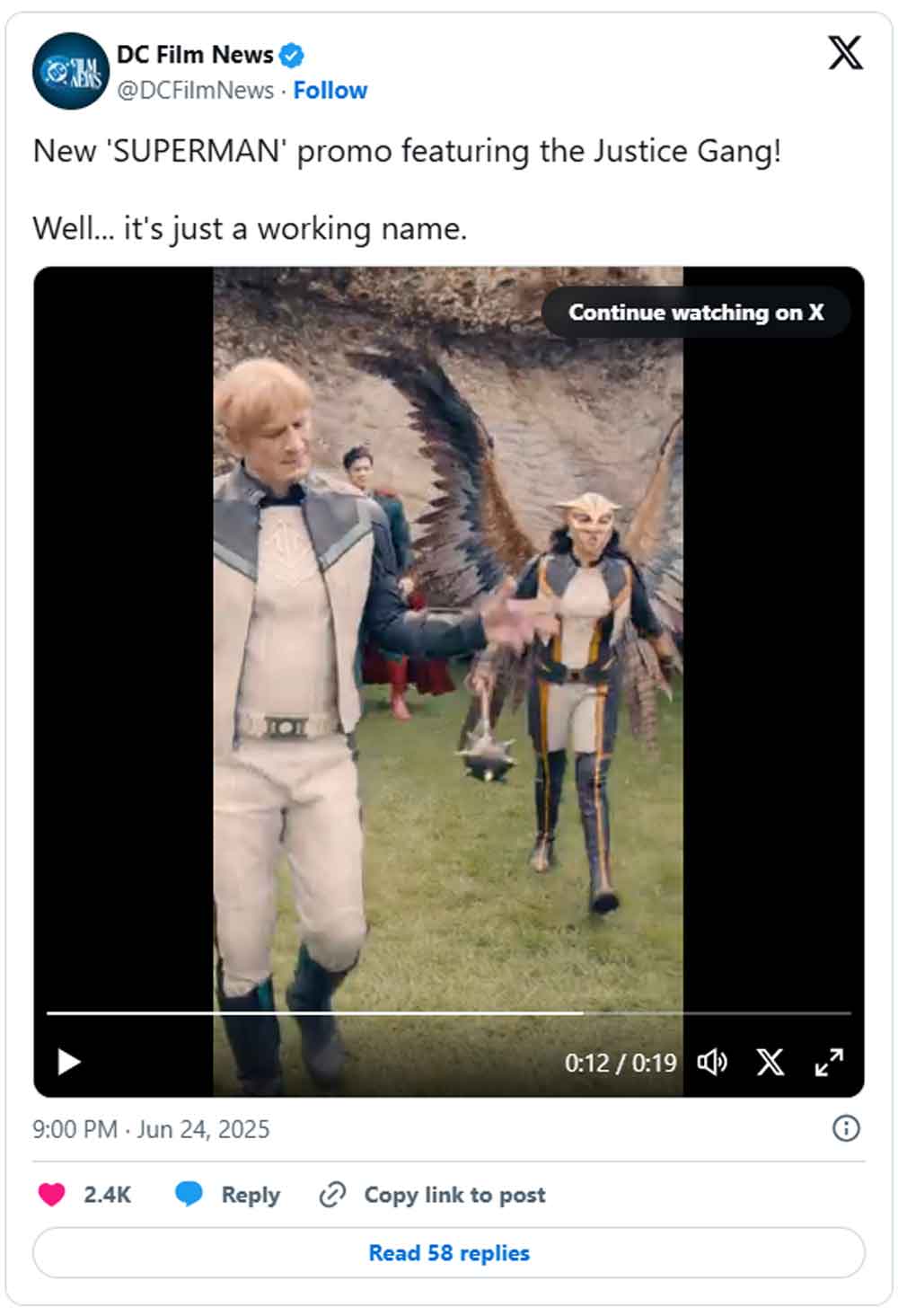 justice gang de superman 2025