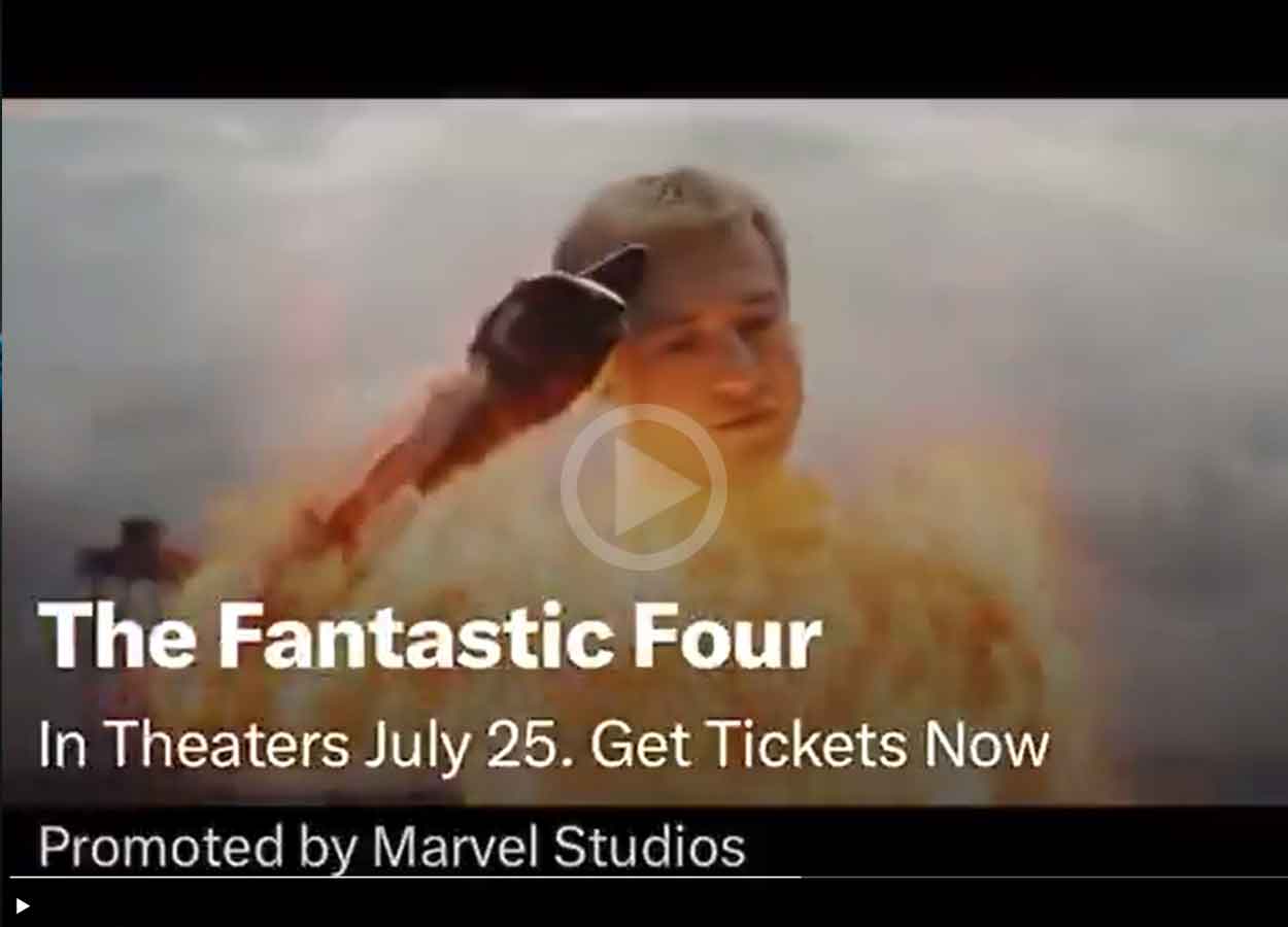 los cuatro fantásticos (2025) transforma al antorcha humana