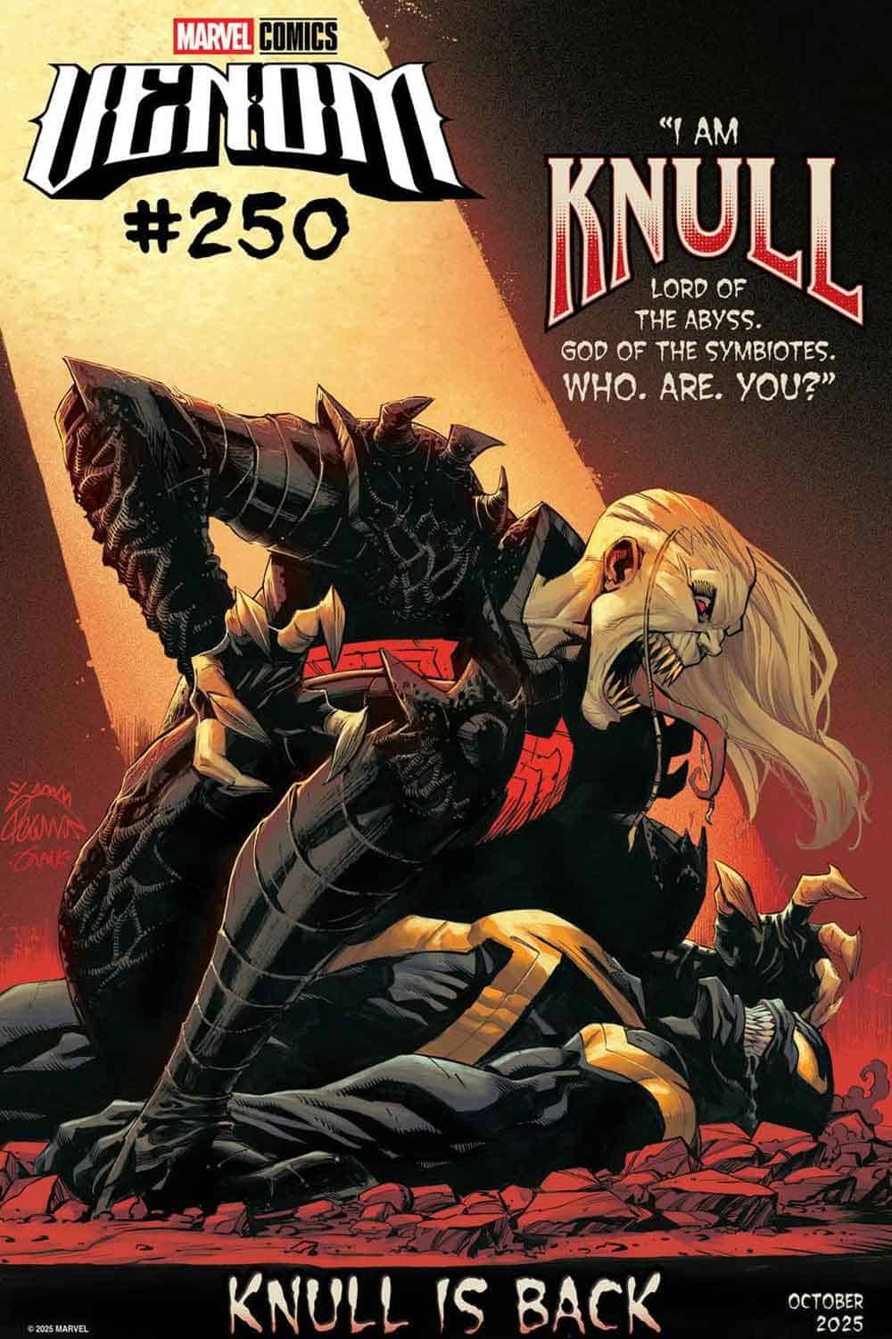 marvel comics knull venom 250