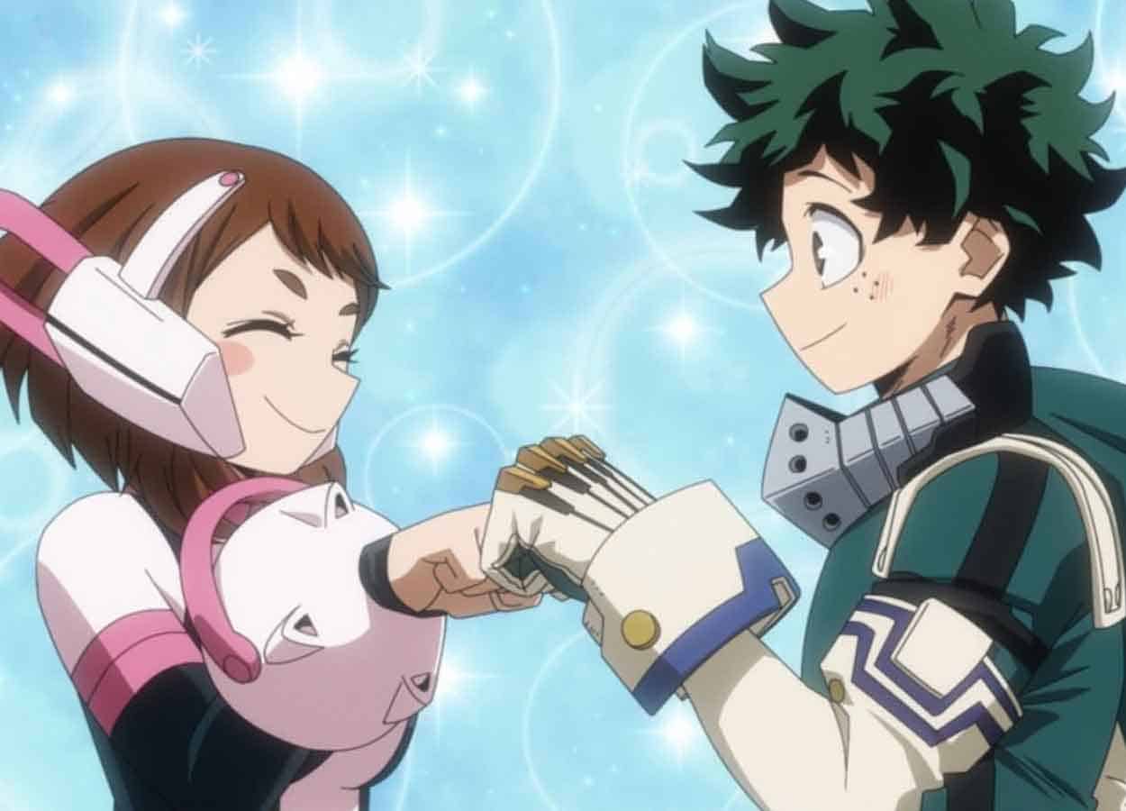 my hero academia habla sobre el romance