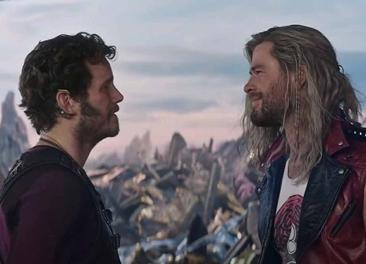 thor con los guardianes de la galaxia