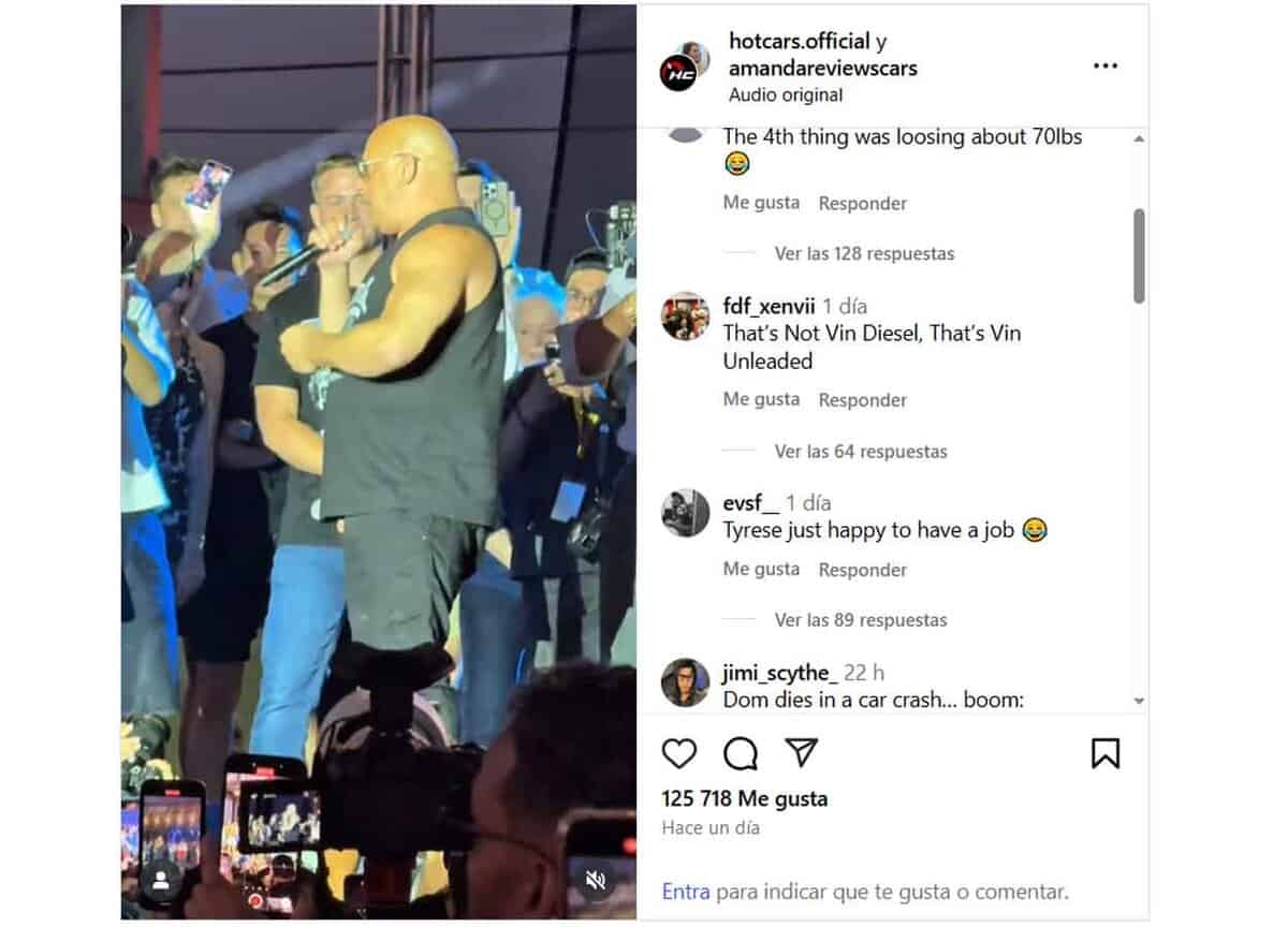 vin diesel en el fuel fest 2025