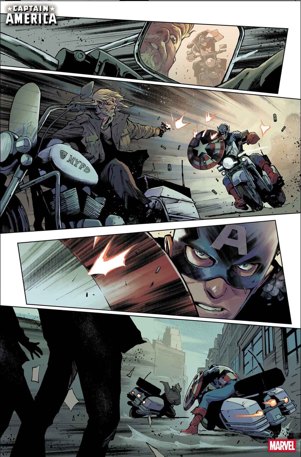 capitan america de Chip Zdarsky y Valerio Schiti 2