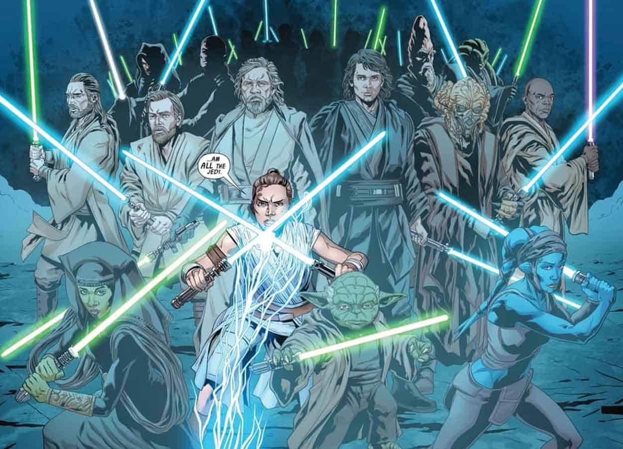 cómic arregla star wars: el ascenso de skywalker