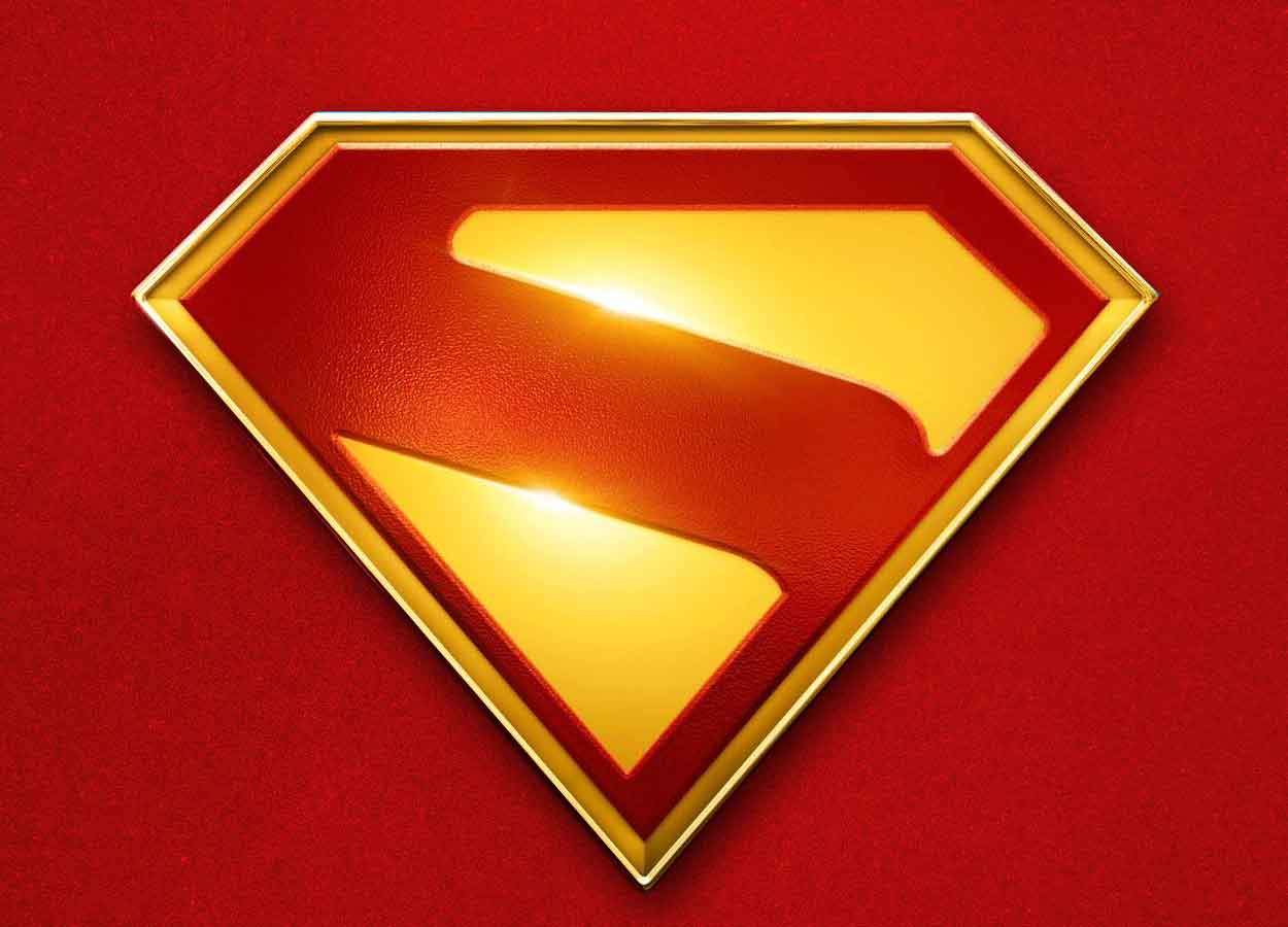 logo superman 2025 rojo