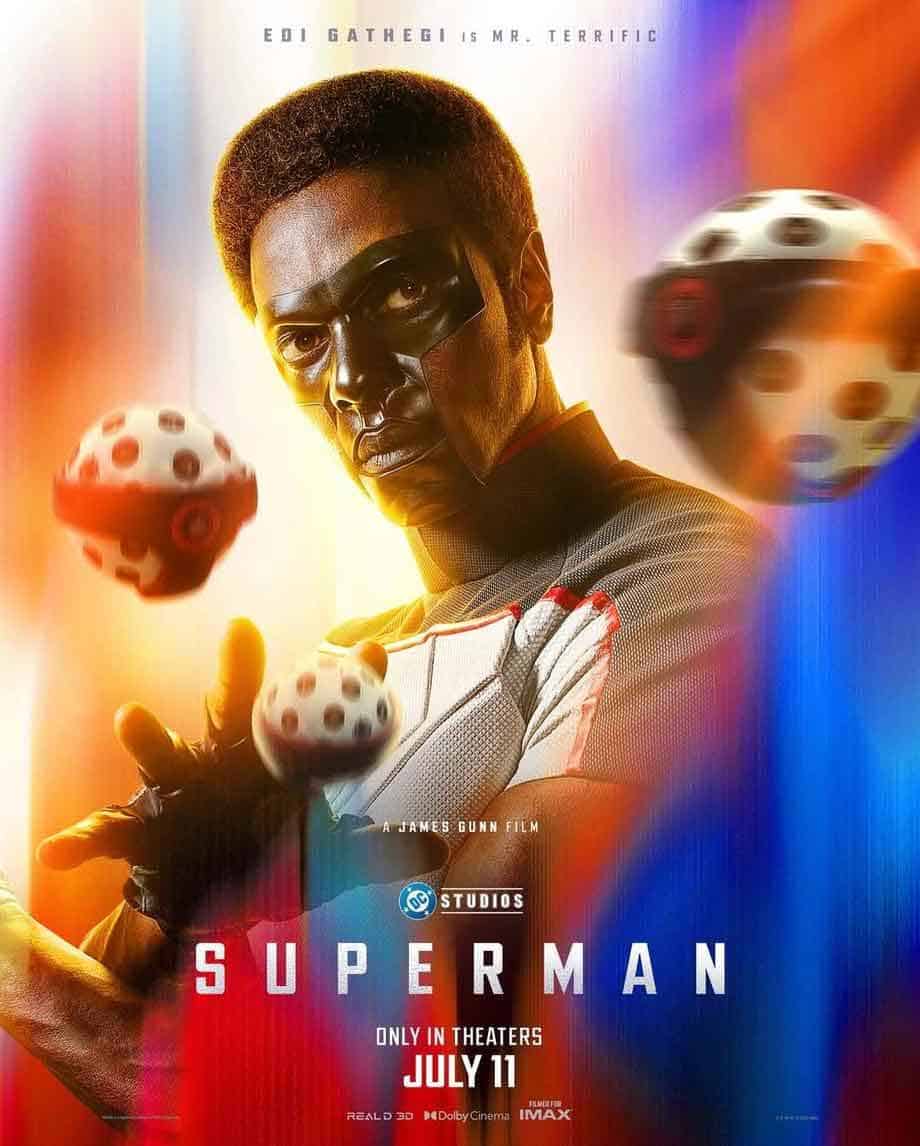 superman comparte 6 pósters de los héroes principales mr terrific