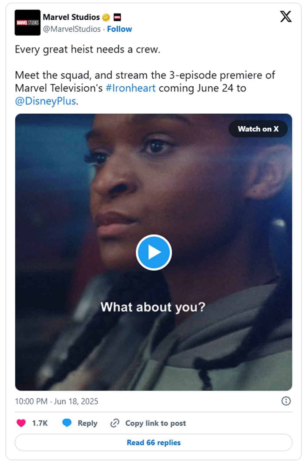 promoción de ironheart