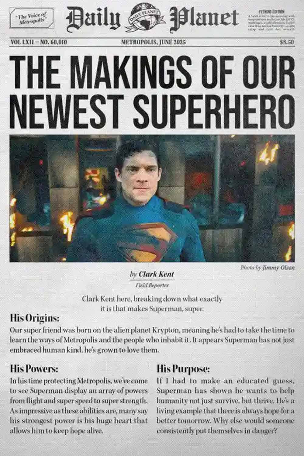 promoción Superman marketing