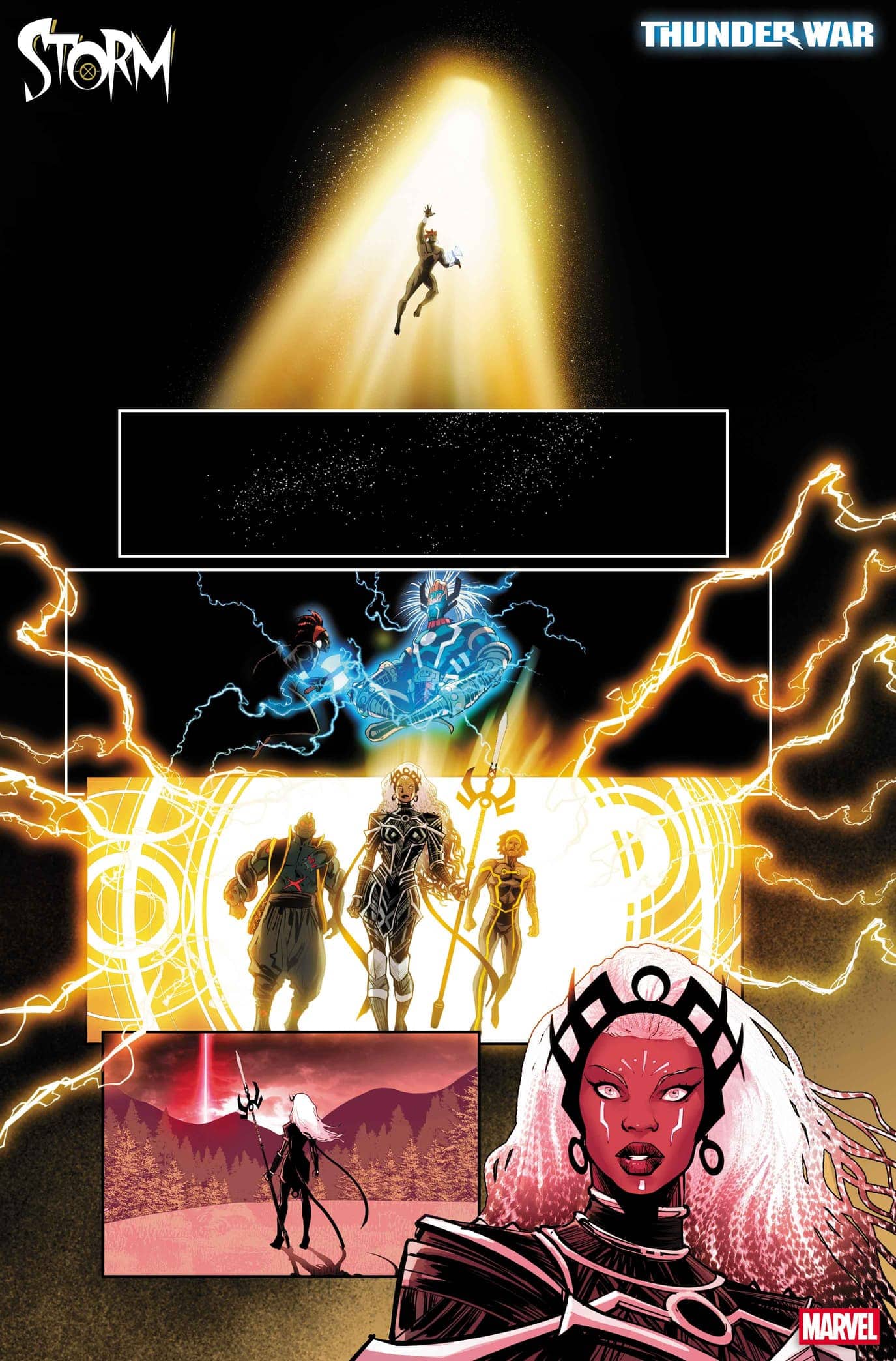 Marvel lanza Thunder War: Storm se enfrenta al dios más poderoso del universo (y podría no sobrevivir)