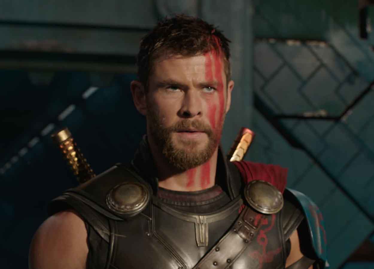 chris hemsworth como thor en 2017