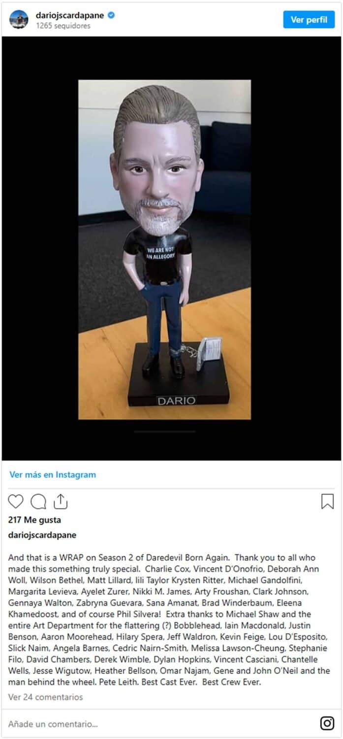 Daredevil: Born Again temporada 2 tiene un gran mensaje desde el rodaje