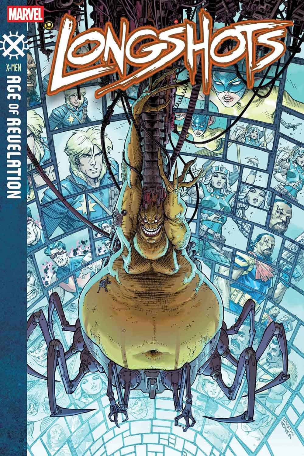 a comic book cover with a spider