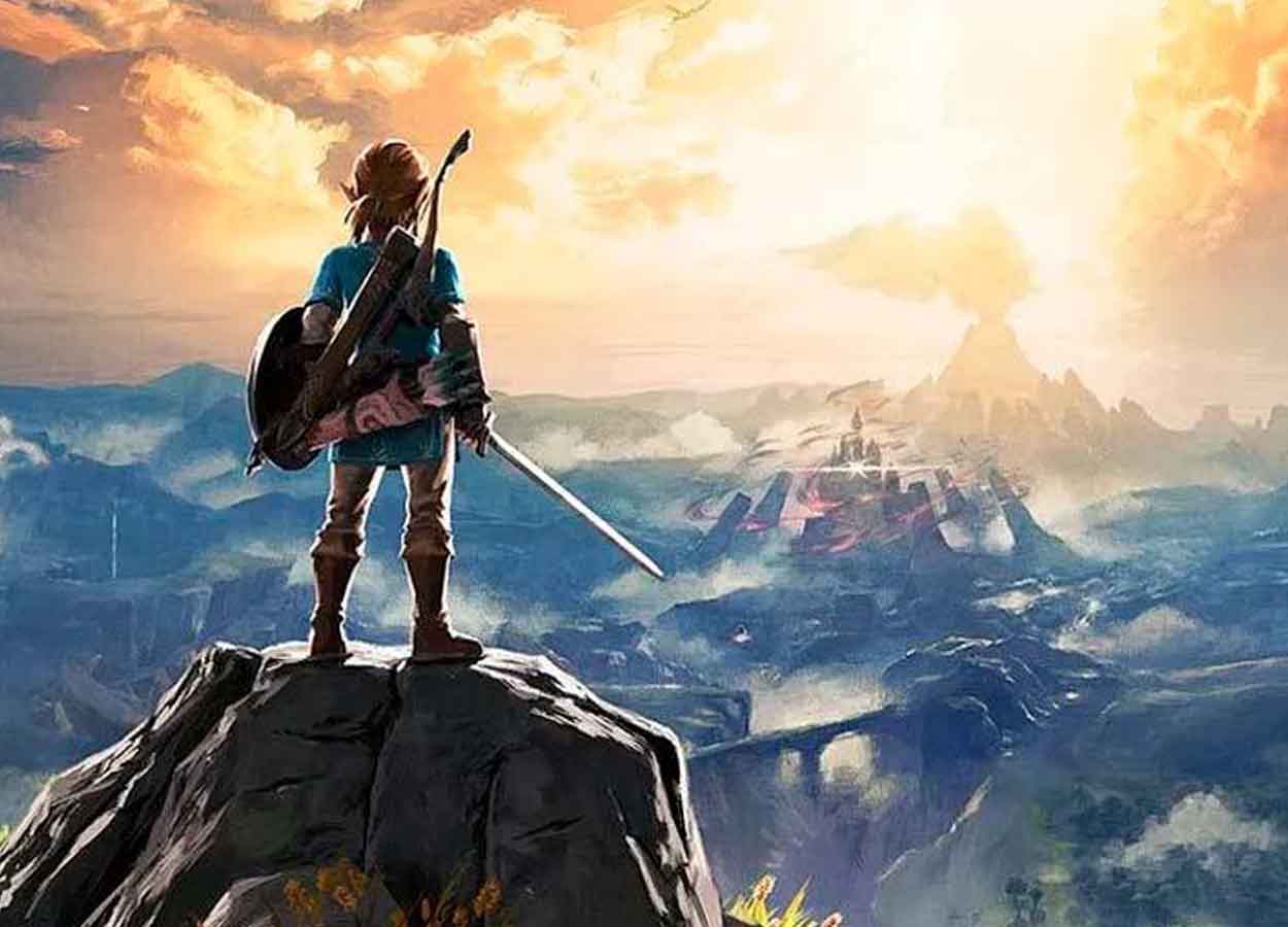 primera imagen de link y zelda de legend of zelda en acción real