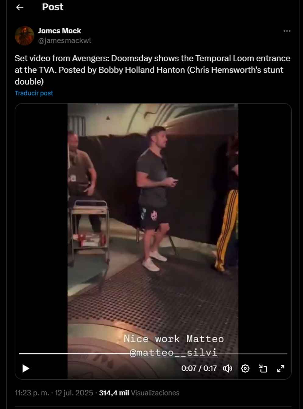 Primera imagen de un lugar clave en el multiverso de Vengadores: Doomsday