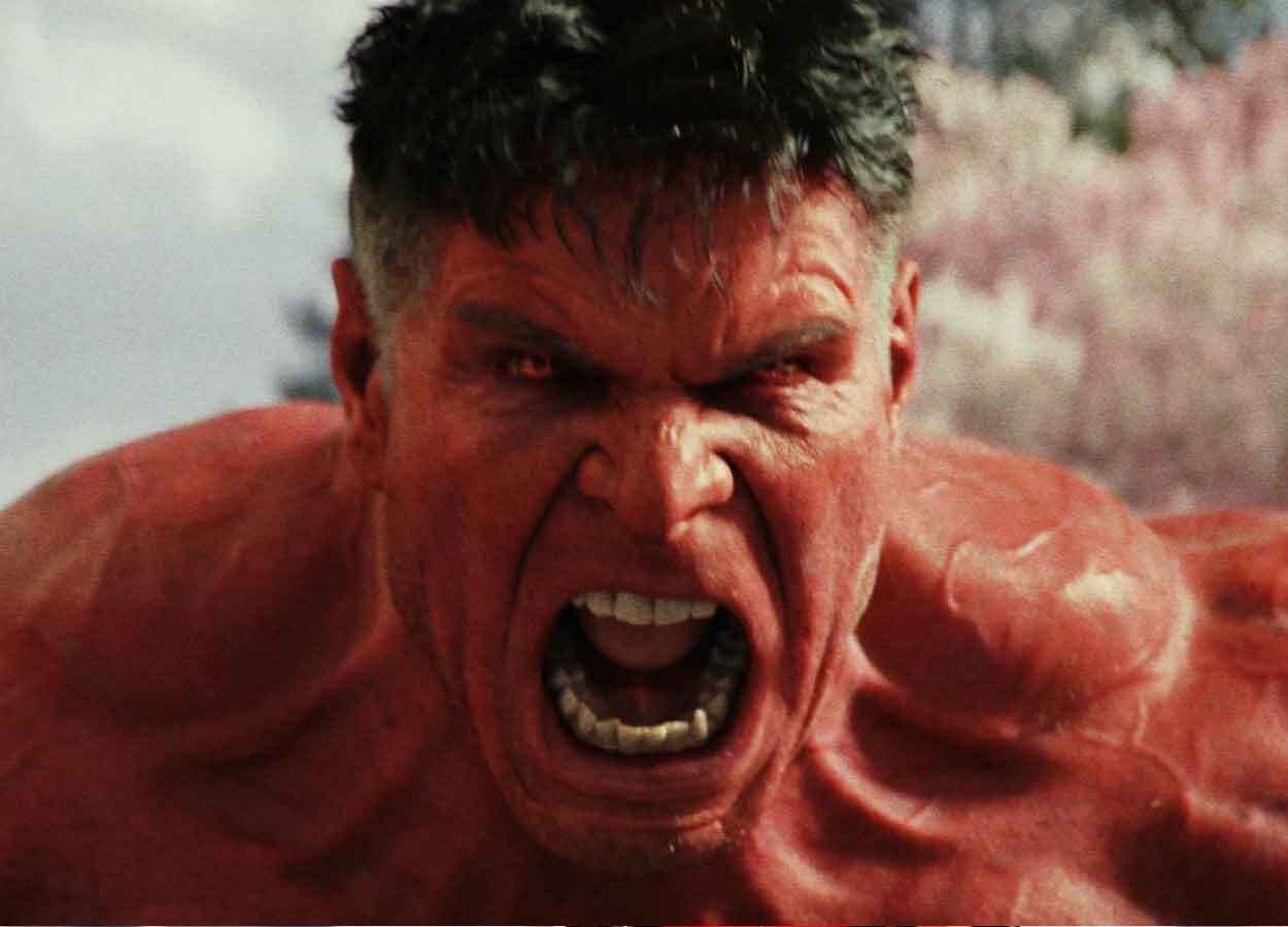 red hulk lo tiene difícil en el mcu