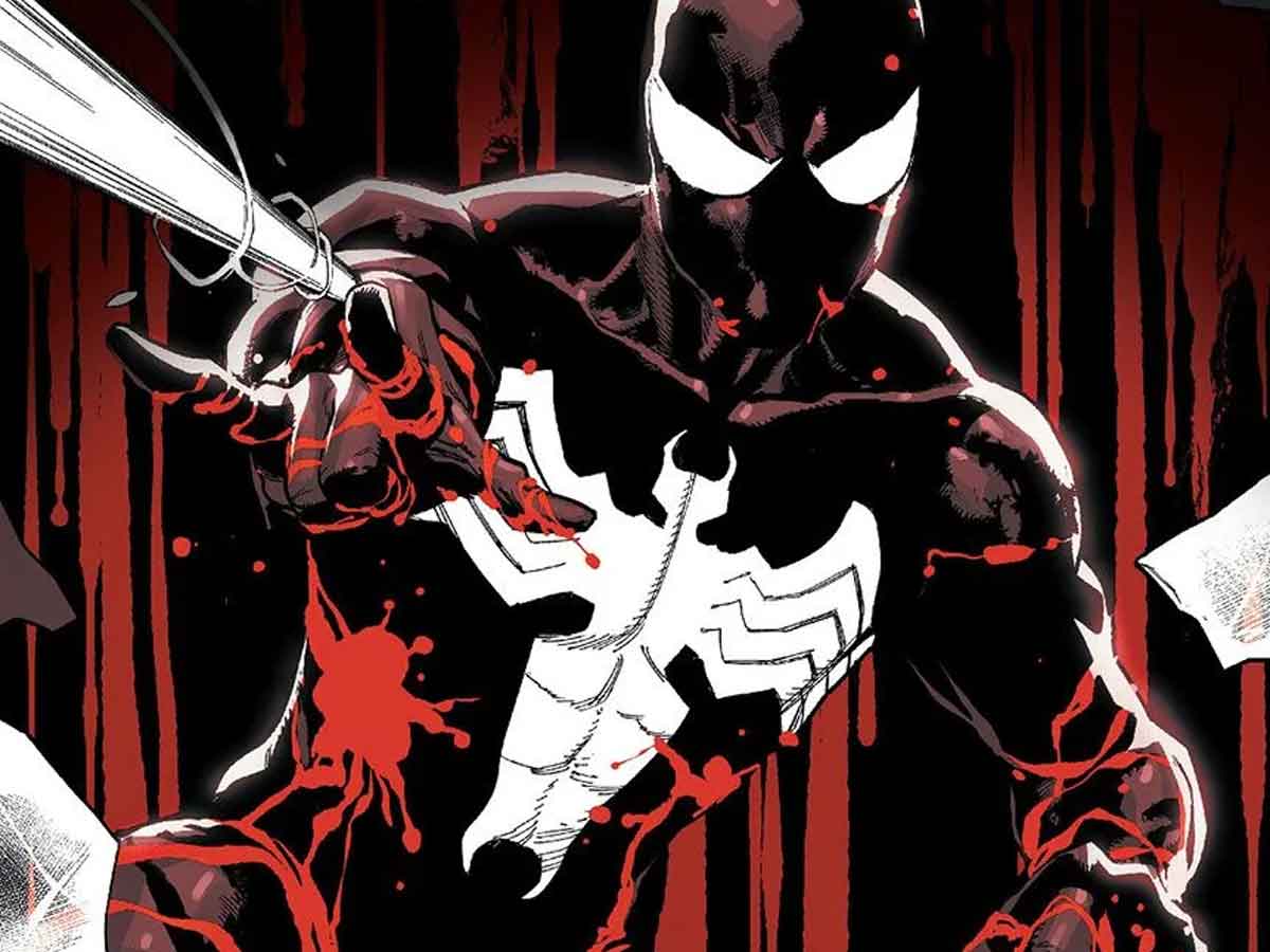 spiderman: traje negro y sangre