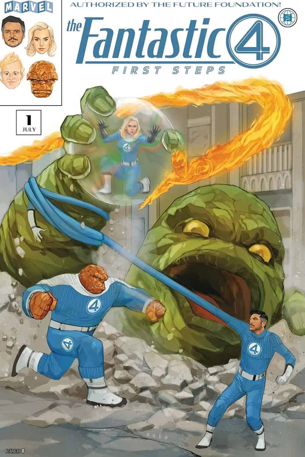 the fantastic four first steps comic 2025 - los cuatro fantásticos