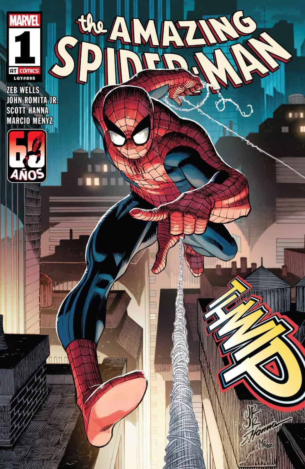 disney llevará cómics de marvel y star wars a webtoon con un nuevo formato de lectura. the amazing spider-man de zeb wells, john romita jr. y ed mcguinness. avengers de jonathan hickman y jerome opeña.