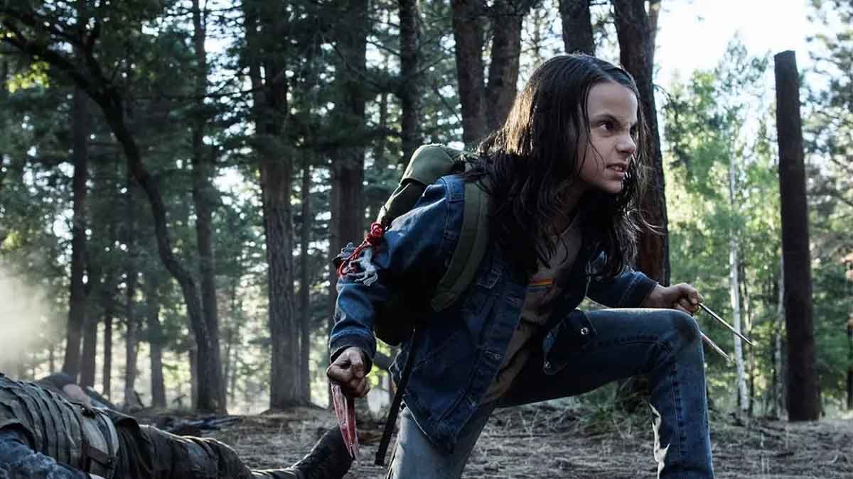 Dafne Keen en Logan (2017)