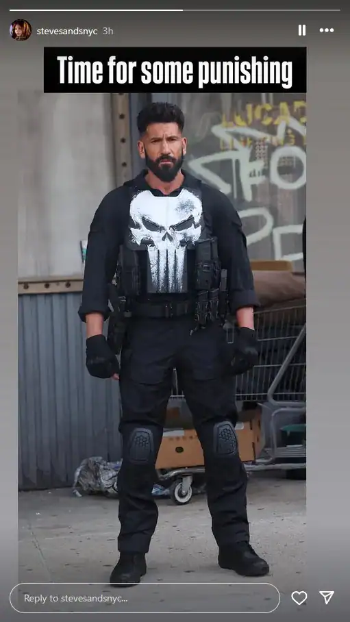 Jon Bernthal Punisher uniforme
