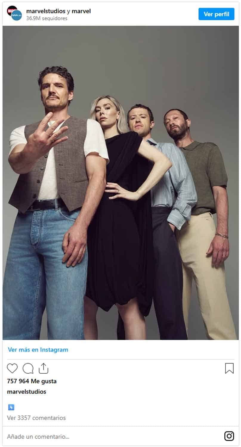 Los Cuatro Fantásticos portada cómic