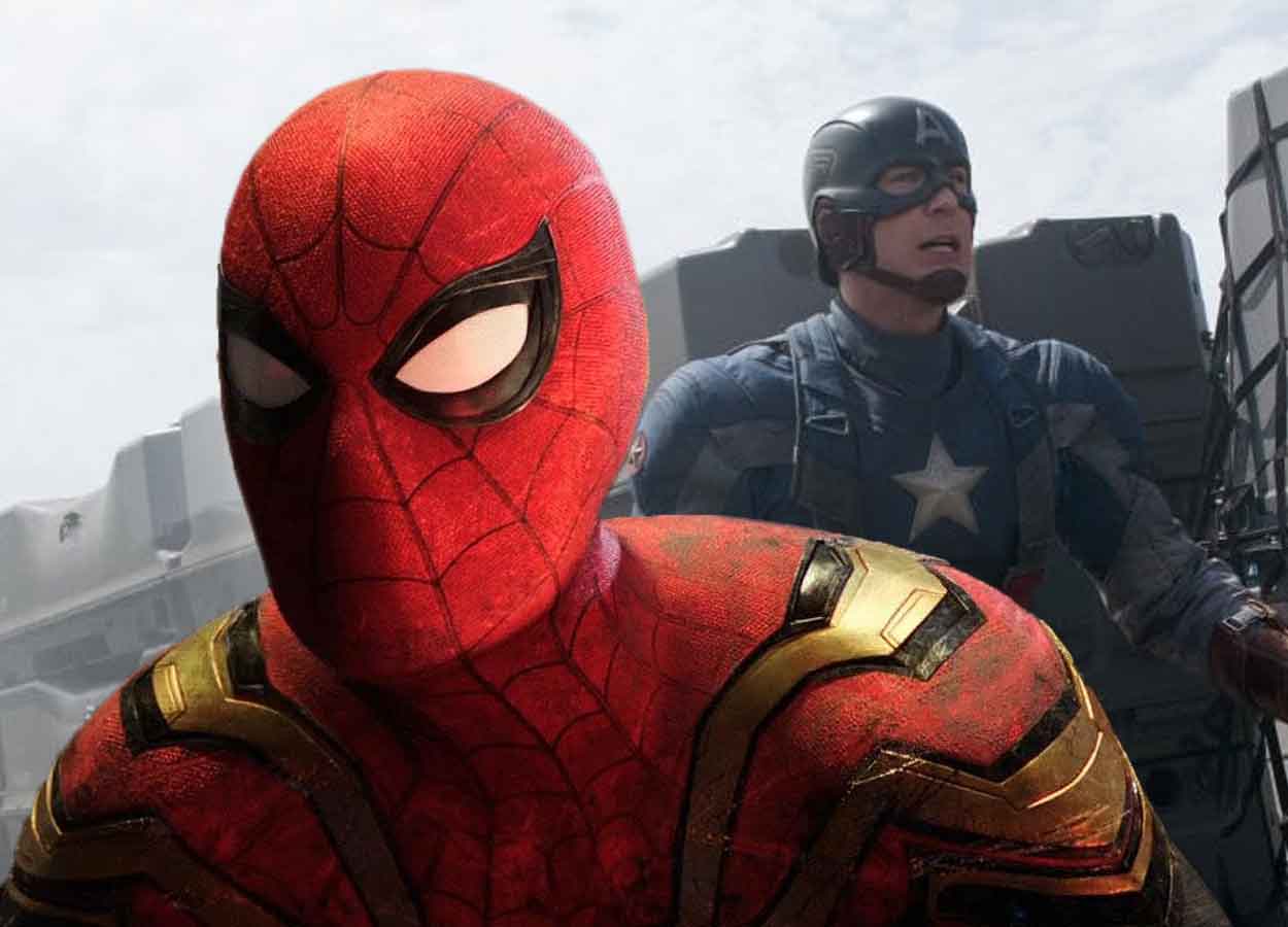 spider-man y capitán américa