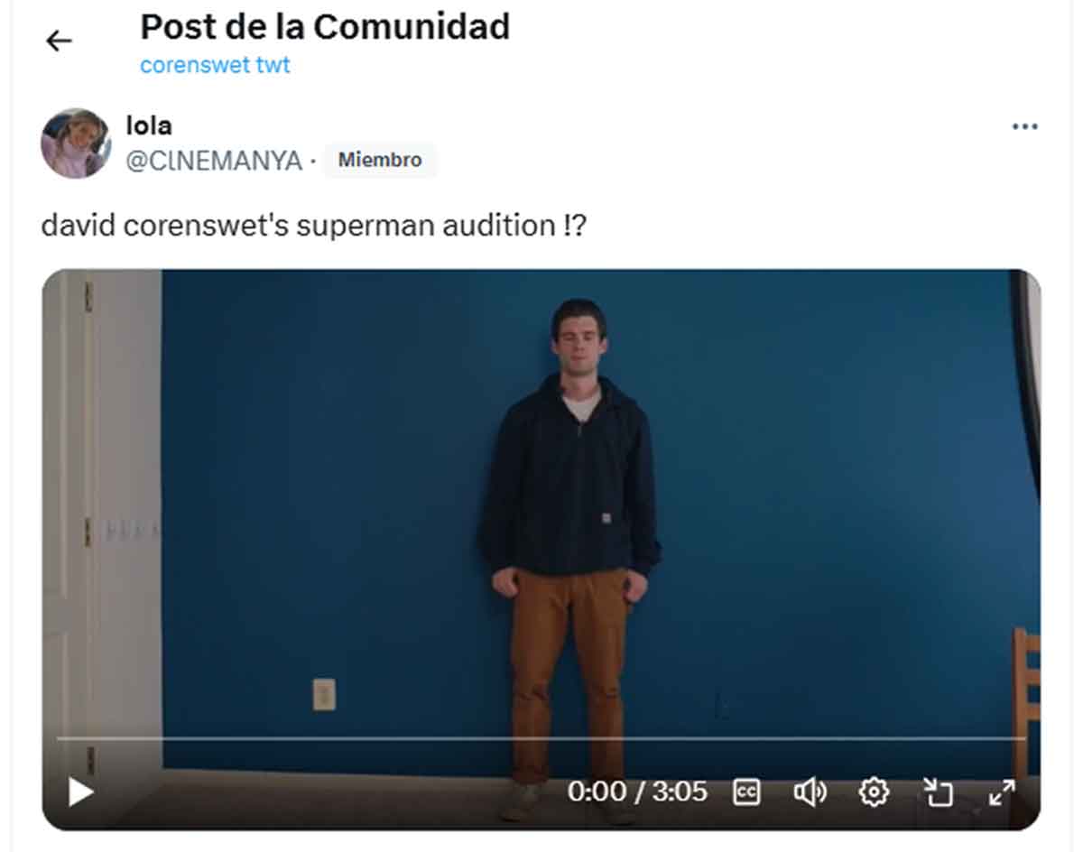 superman (2025): la sorprendente audición que aseguró a david corenswet el papel