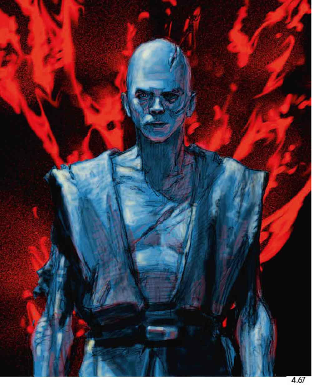 Concept art alternativo Anakyn Skywalker episodio III