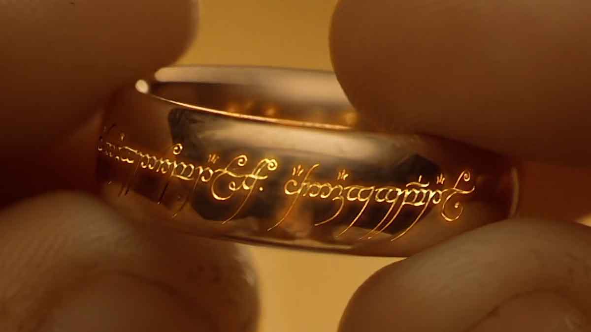 anillo de el señor de los anillos